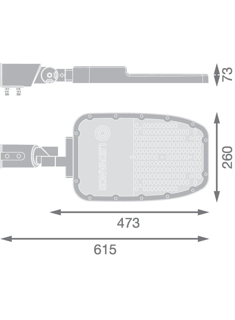 Oprawa SL AREA SPD LA V 120W 740 RV35ST GY