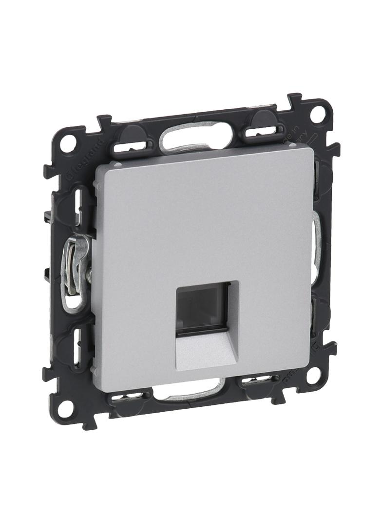 Valena Life Gniazdo 1Xrj 13 Aluminium 753338 LEGRAND
