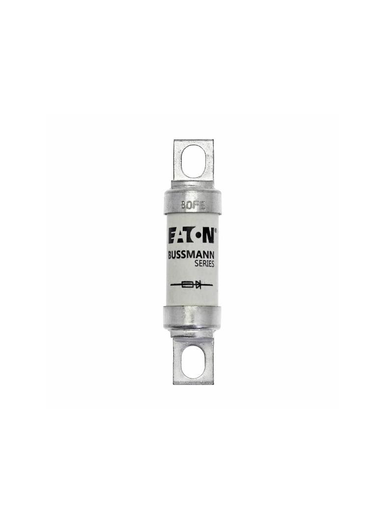 80A 690V IEC AC BS88 HIGH SPEED FUSE Wkładka szybka 80A AC 690V DC 500V BS88 19x77 mm aR, 80FE EATON