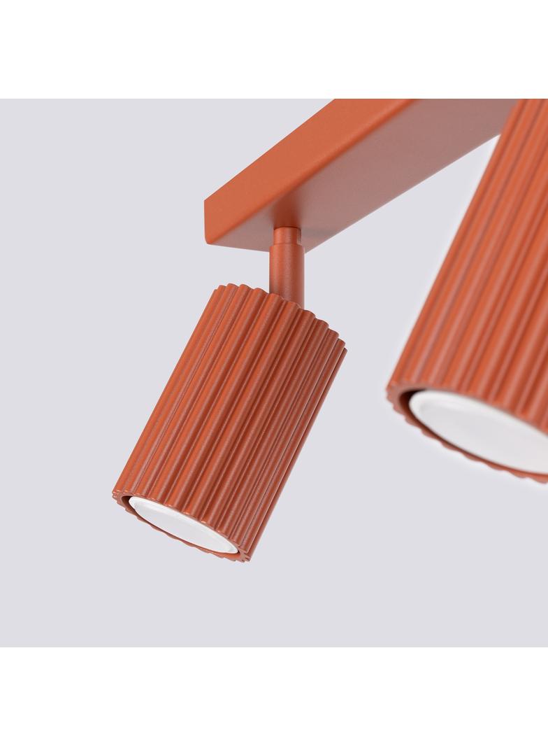 Sollux Plafon KARBON 2 ochra czerwona SL.1637