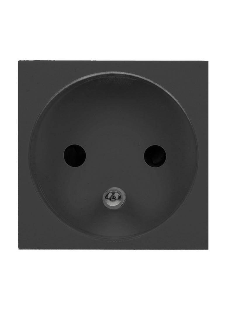 NOEN FR gniazdo modułowe 45x45mm 1x2P+Z typ E french 16A 250V czarne OR-GM-9010/B/FR ORNO