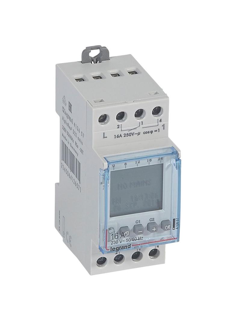 PROGRAMATOR CYFROWY ASTRONOMICZNY 2-KANAŁOWY D22 ASTRO, Legrand