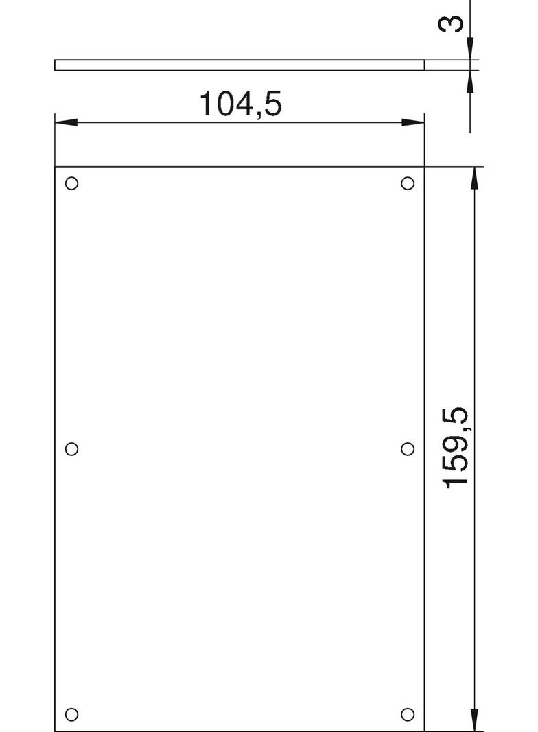 VHF8, PŁYTKA POKRYWOWA