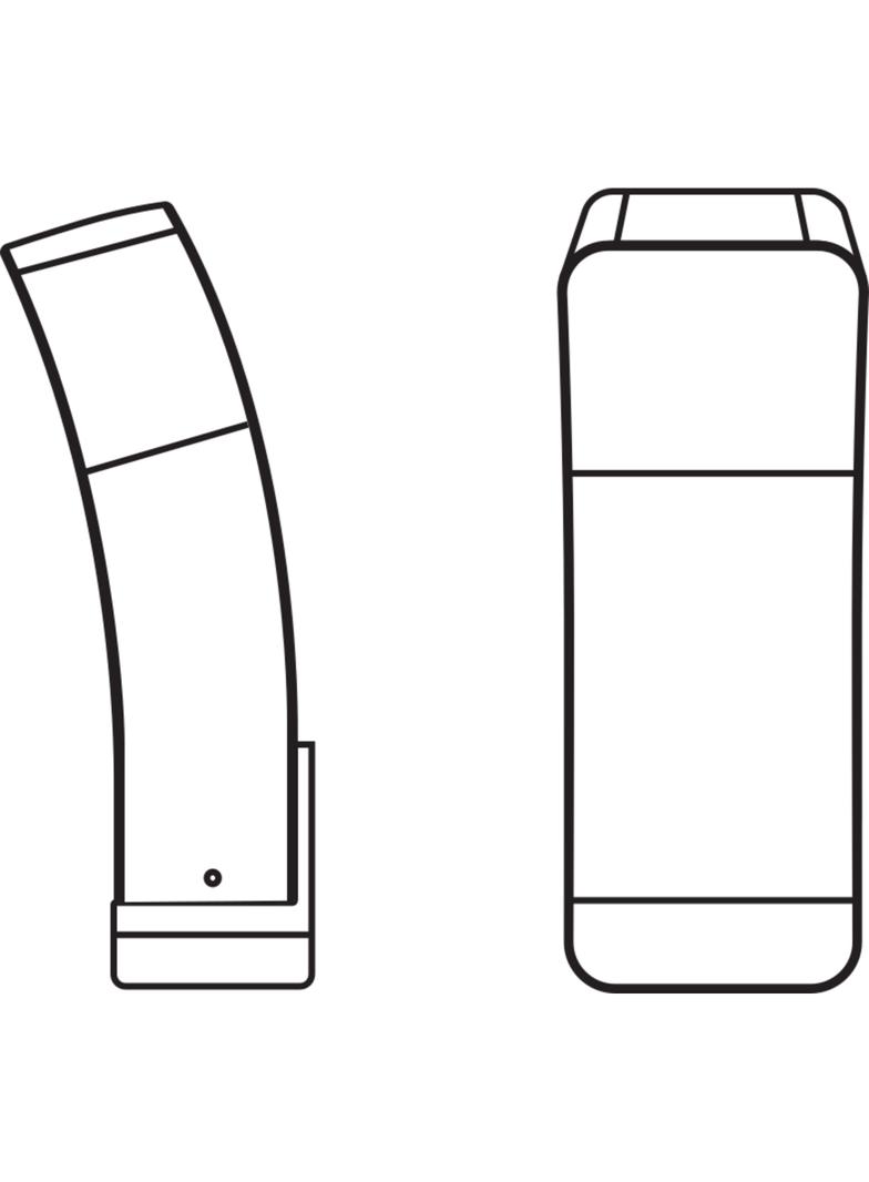Oprawa SMART+ WIFI CURVE WALL RGBW SI