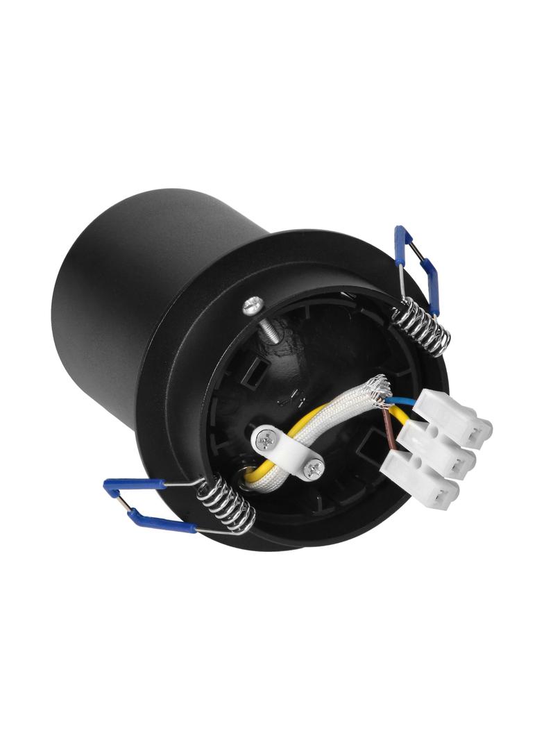 Oprawa ścienno-sufitowa MALTA SP 1 podtynkowa GU10 max. 12W IP20 czarna AD-OP-6478BGU10 ORNO