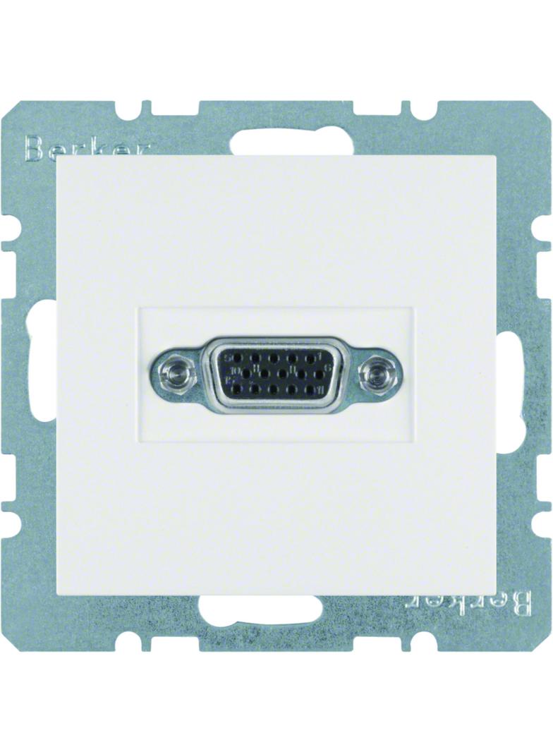 BERKER B.X/S.1 Gniazdo VGA biały 3315408989 HAGER