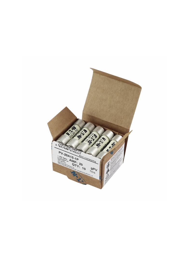 PV-20A10-1P Wkładka PV cylindryczna 20A 1000V DC PCB-1 10x38MM PV-20A10-1P EATON