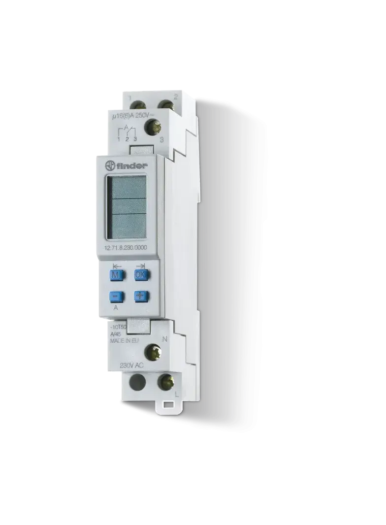 Zegar sterujący 1 P; 16A; 24V AC/DC; tygodniowy