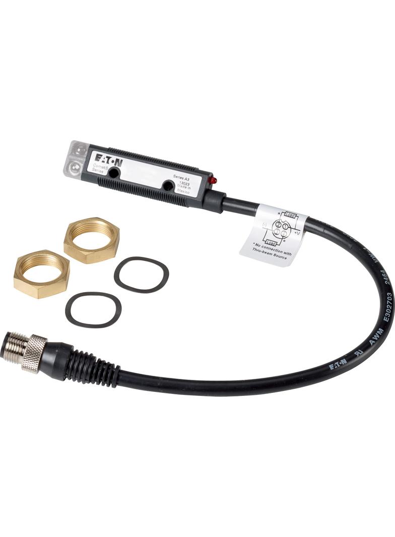 11100RQD07 Czujnik optyczny Comet obudowa z tworzywa zasilanie 10-30VDC podłączenie M12 135561 EATON