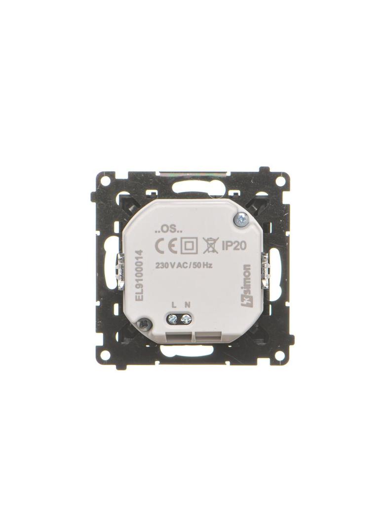 Simon 55 Oprawa oświetleniowa LED 230V (0,9 W) Barwa neutralna 4200K Czarny mat TOS4K.01/149 KONTAKT
