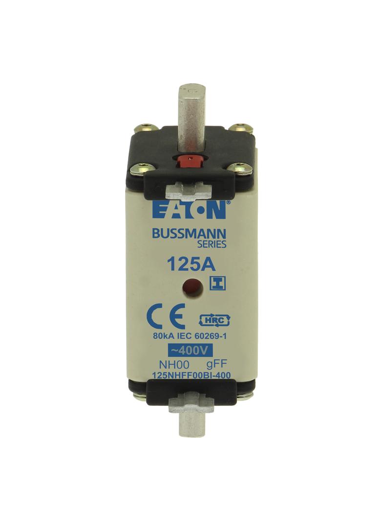 125NHFF00BI-400 Wkładka NH 125A 400V AC GFF Rozmiar 00 125NHFF00BI-400 EATON