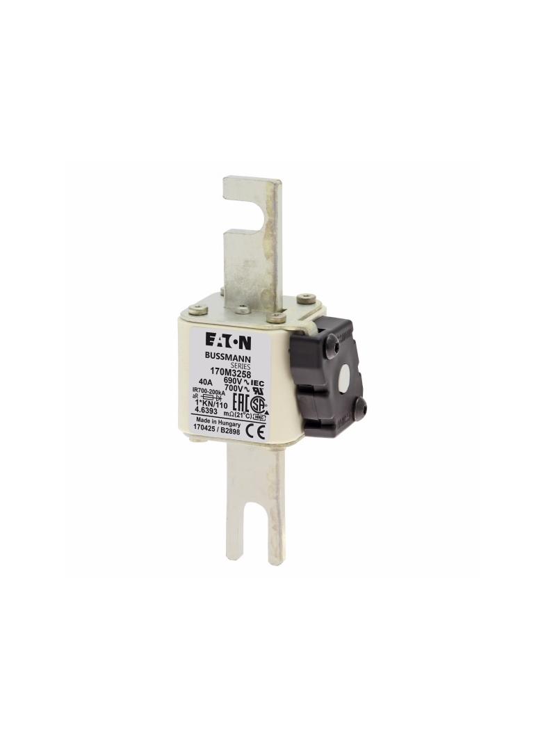 40A 690V 1*KN/110 aR INDICATOR FUSE Wkładka szybka 40A AC 690V compact DIN 1 45x58x134 mm, 170M3258