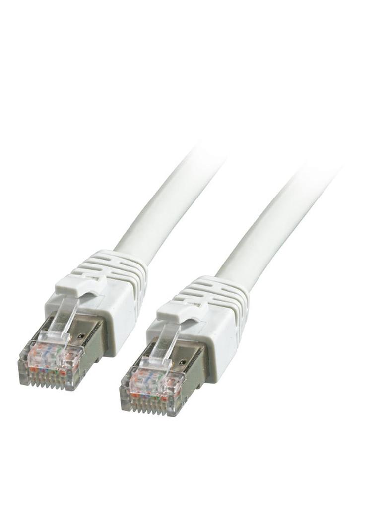 Patchcord RJ45 S/FTP, Cat.8.1, BC, LSZH, szary 10m
