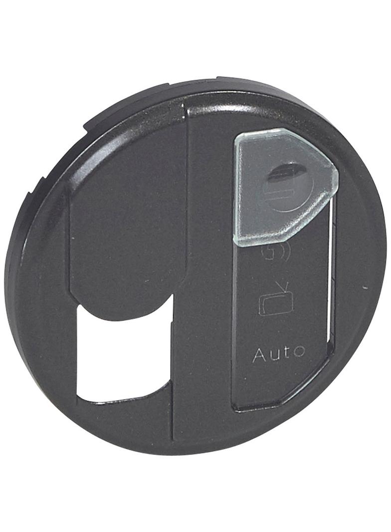 CELIANE - Plakietka do gniazd multimedialnych 1 x RJ 45 - STP kat. 6 z oznacznikiem grafitowa, Legra