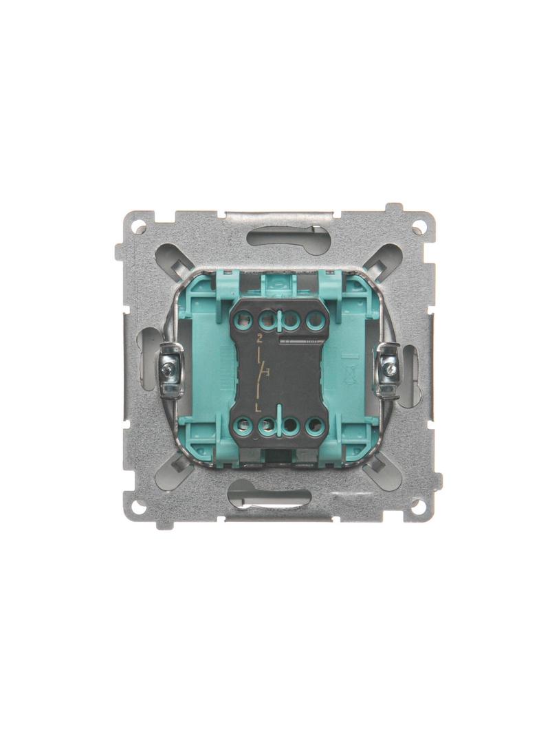 Simon Basic Przycisk dzwonek 16A 250V zaciski śrubowe stal inox BMD1A.01/21 KONTAKT