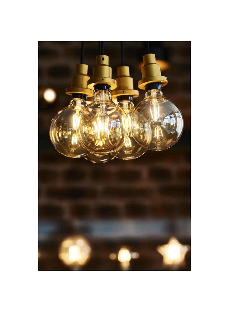 Żarówka LED Vintage 1906 LED CL GLOBE200 FIL GOLD 28 non-dim 5W/820 E27 4058075092013 LEDVANCE