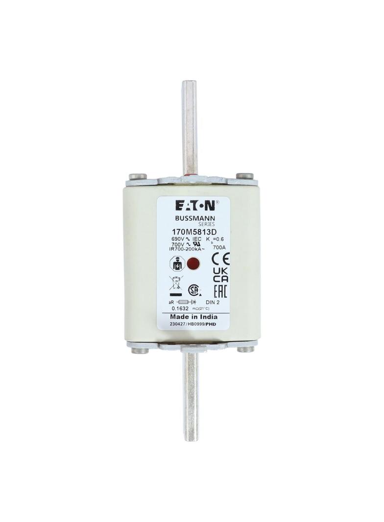 700A 690V aR DIN 2 HSDNH FUSE Wkładka szybka 700A AC 690V DIN 2 aR DIN IEC podwójny wskaźnik 170M581