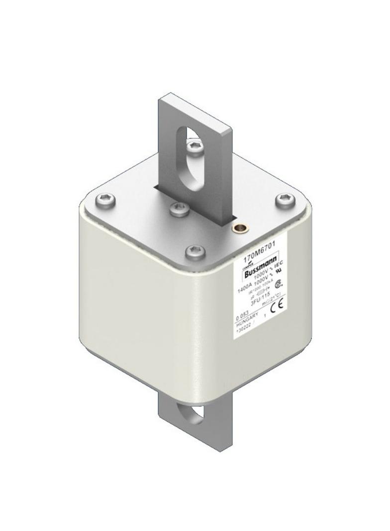 FUSE 1250A 1000V 3FU/115 AR CU Wkładka szybka 1250A AC 1000V rozmiar 3 76x92x159 mm aR IEC, 170M6700