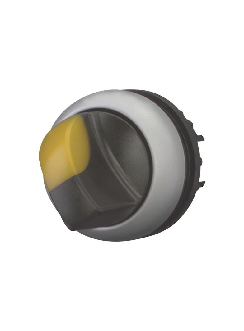 M22-WLKV-Y Przełącznik 2 położeniowy żółty bez samopowrotu i z możliwością podświetlenia 284396 EATO