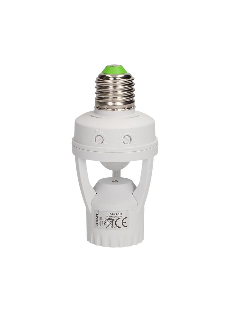 Gniazdo żarówki z czujnikiem ruchu 360st. IP20 gwint E27 1x60W OR-CR-210 ORNO