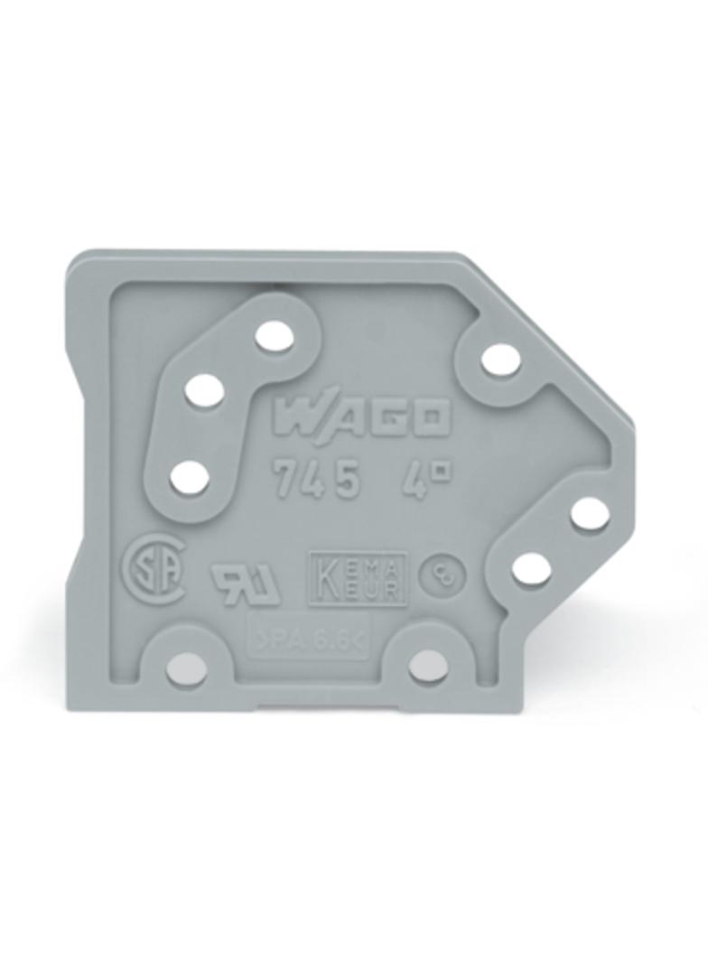 ścianka końcowa szara