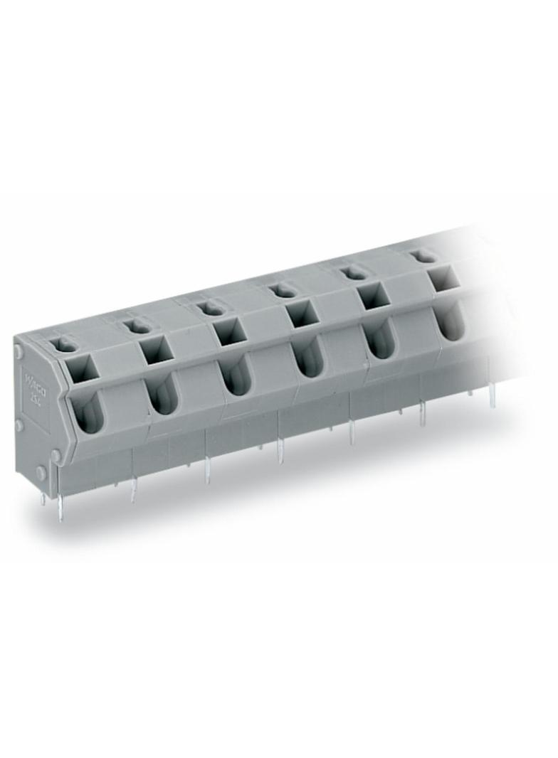 listwa zaciskowa do pł. drukowanych 5-bieg. szara raster 10/10,16 mm