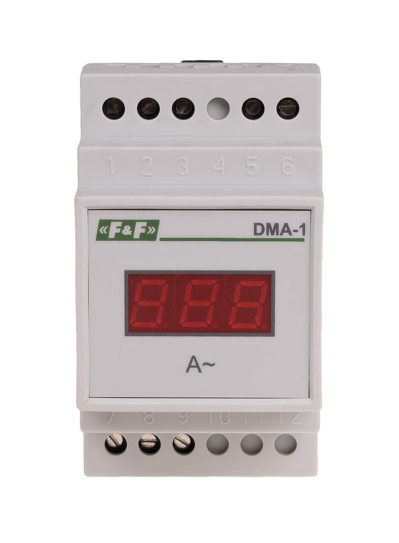 cyfrowy wskaźnik wartości natężenia prądu, jednofazowy DMA-1, pomiar półprośredni 30/5A
