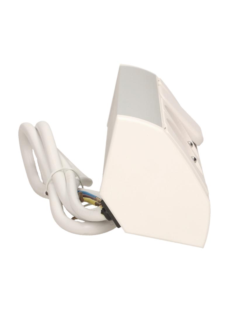 Gniazdo meblowe 2x2P+Z z wyłącznikiem, biało-srebrne OR-GM-9002/W-G ORNO