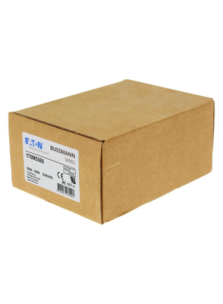 FUSE 500A 690V 2GKN/50 AR UC Wkładka szybka 500A AC 690V rozmiar 2 61x77x51 mm aR IEC UL, 170M5560 E