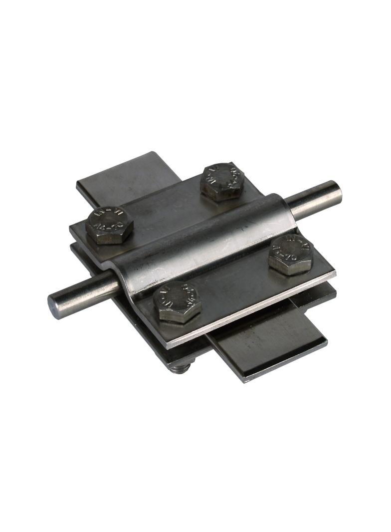 Zacisk krzyżowy bez przekładki, stal nierdzewna NIRO