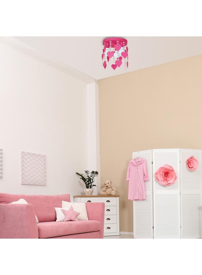 MILAGRO Lampa Sufitowa CORAZON PINK 3xE27