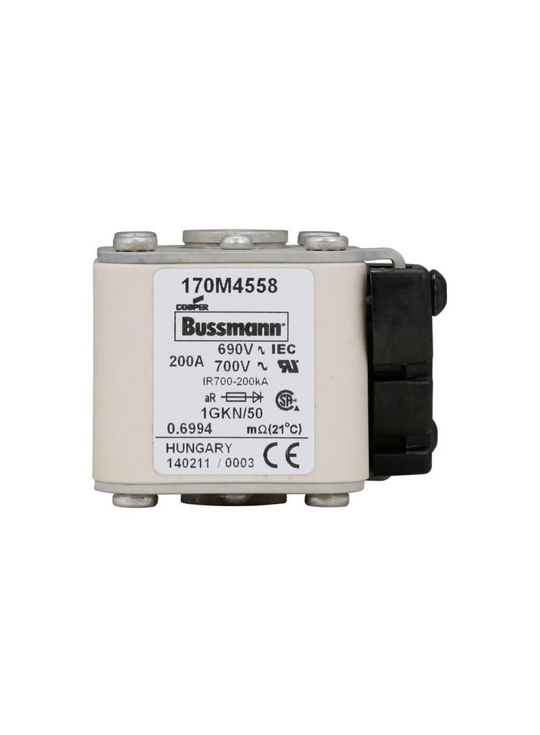 FUSE 200A 690V 1GKN/50 AR UC Wkładka szybka 200A AC 690V rozmiar 1 53x69x51 mm aR IEC 170M4558 EATON