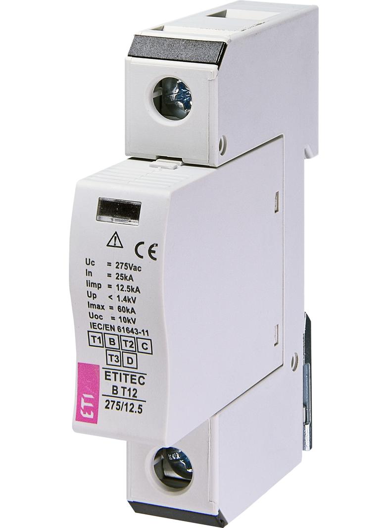 ETITEC B T12 275/12,5 1+0 Ograniczniki przepięć   T1, T2 (B, C)