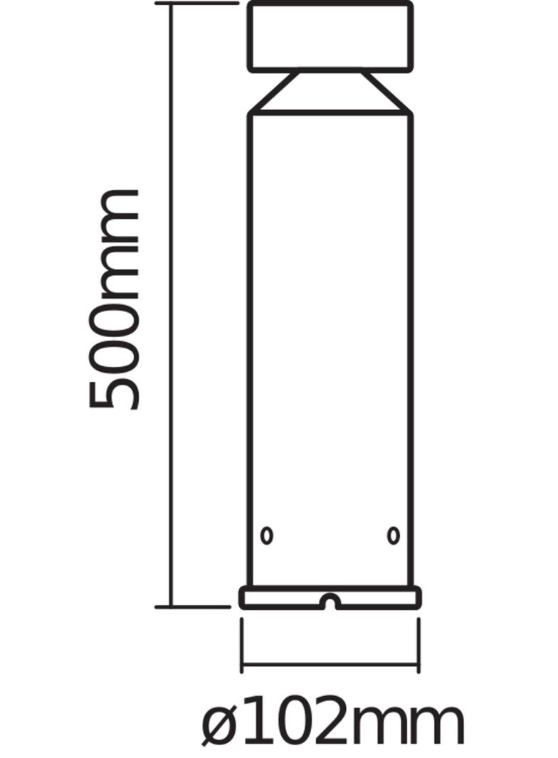ENDURA STYLE CYLINDER 50CM 6W ST LEDV Oprawa zewnętrzna