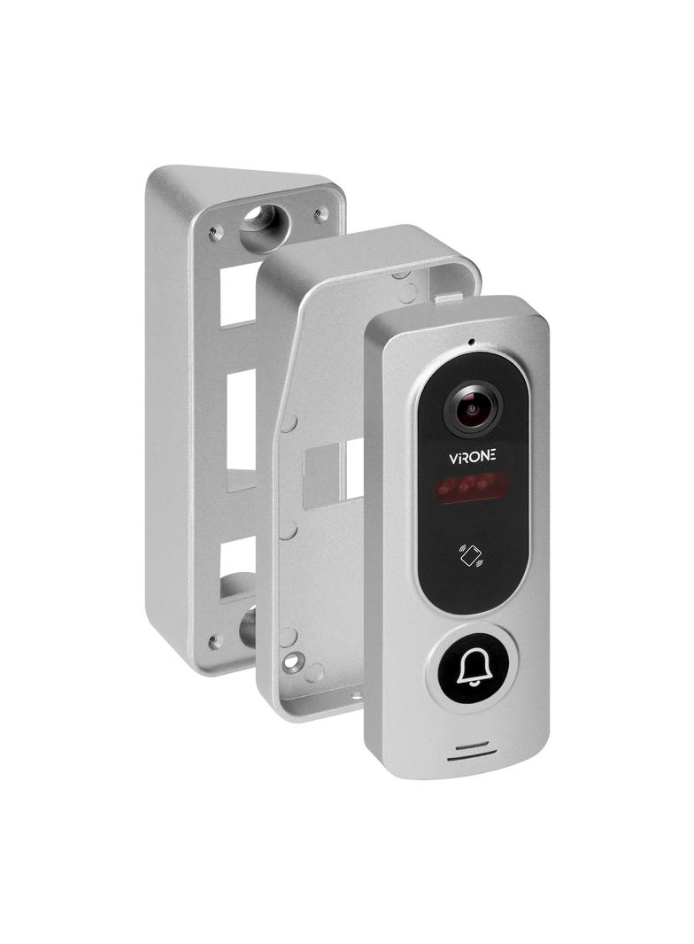 ANGU, zestaw wideodomofonowy 4-żyłowy, bezsłuchawkowy, monitor 7" LCD, z kamerą 800TVL, z czytnikiem