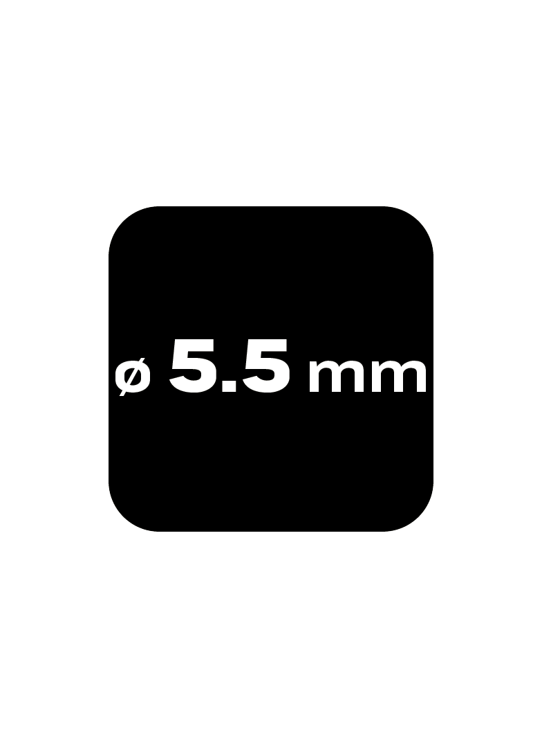 Wiertło do metalu HSS-TiN, 5.5 mm