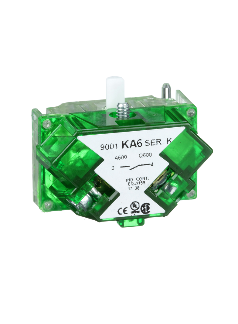 Harmony 9001K Blok styków z zaciskami ochronnymi, 1N/O 9001KA6