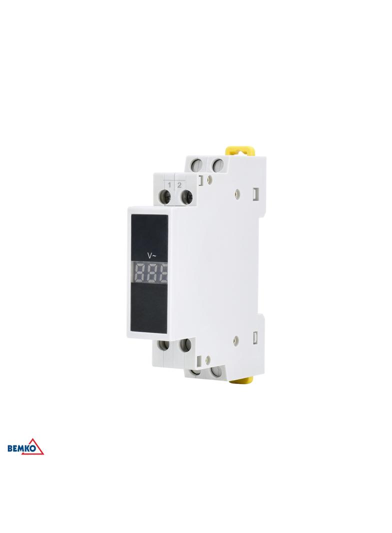 Woltomierz lampka kontrolka modułowa Wskaźnik napięcia 1F cyfrowy 80-500V SCHELINGER