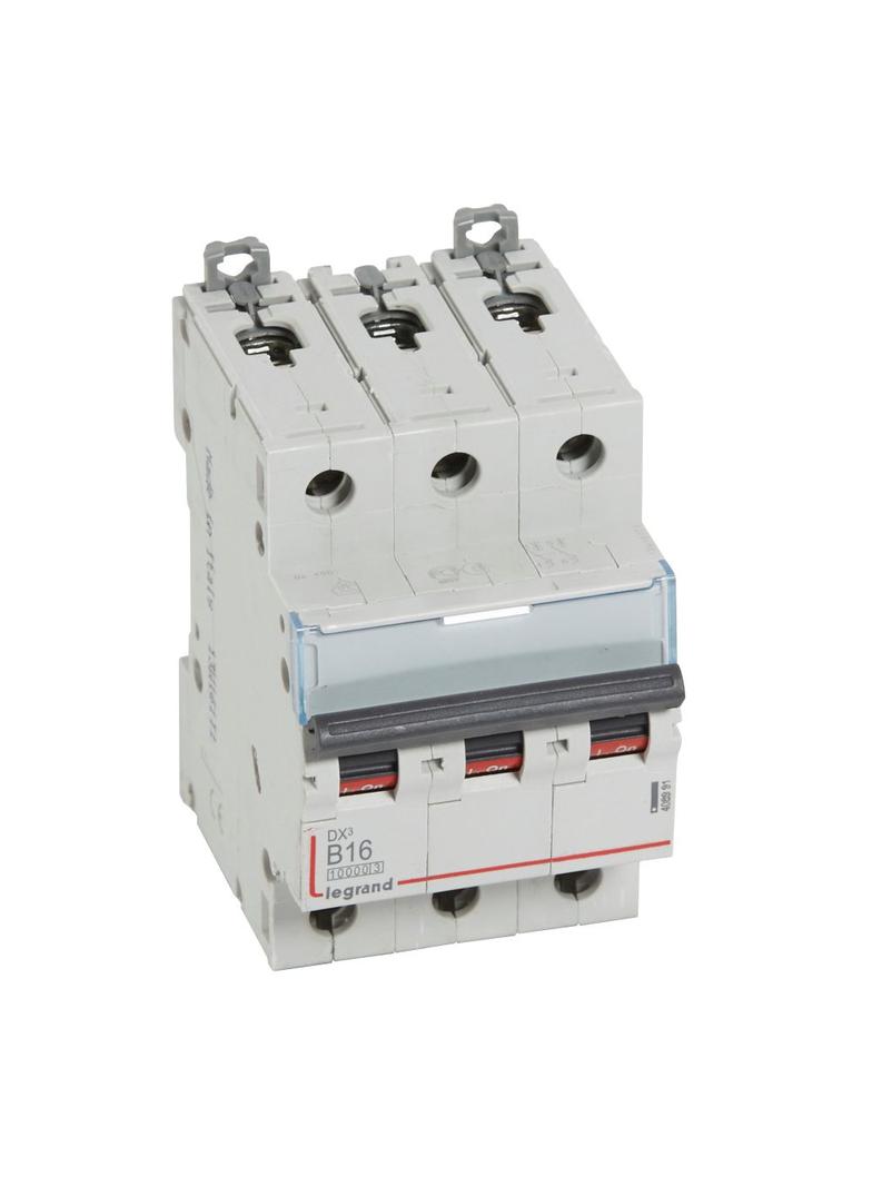 WYŁĄCZNIK NADPRĄDOWY S 313 3P B 16A 10000A SERII DX3, Legrand