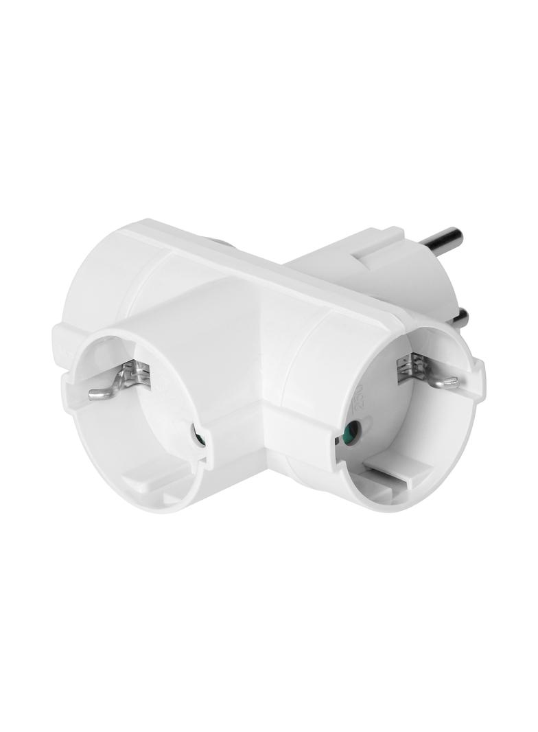 Rozgałęźnik 3x2P+Z (Schuko), biały OR-AE-13184(GS) ORNO
