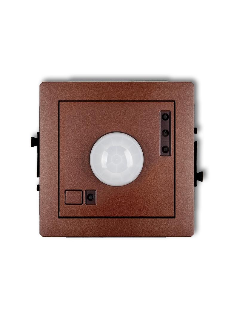 DECO Mechanizm elektronicznego czujnika ruchu brązowy metalik
