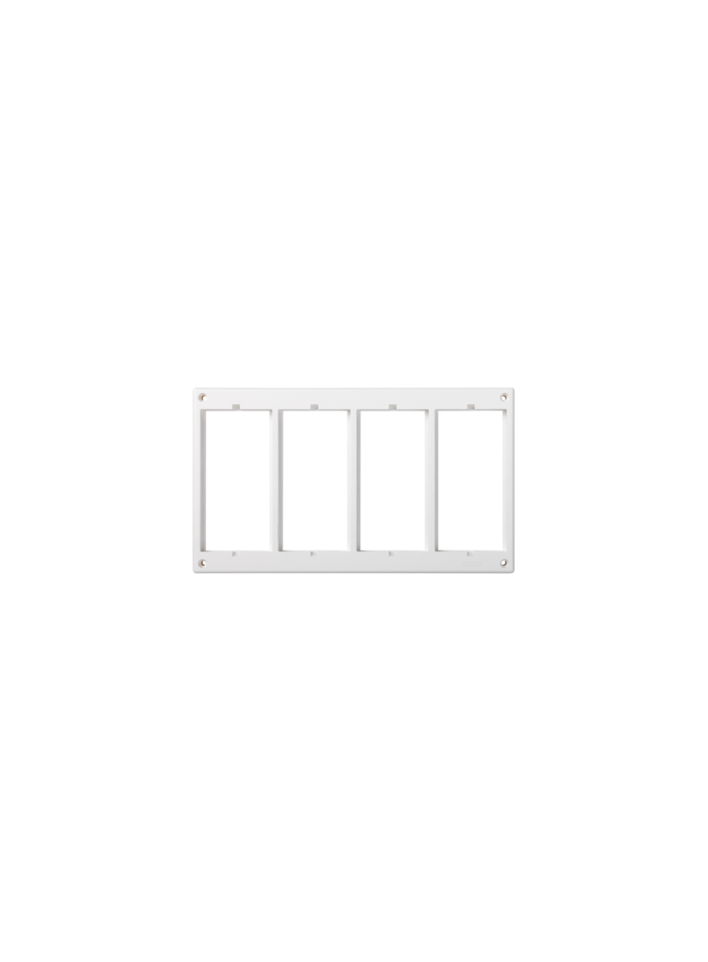 Simon Connect Ramka 4-modułowa czysta biel