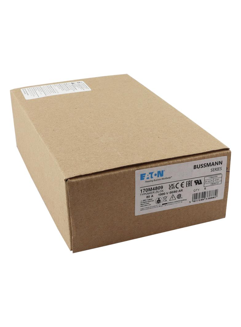 80A 1000V 00/80 aR INDICATOR FUSE Wkładka szybka 80A AC 1000V rozmiar 00 30x47x98 mm aR DIN 170M4809