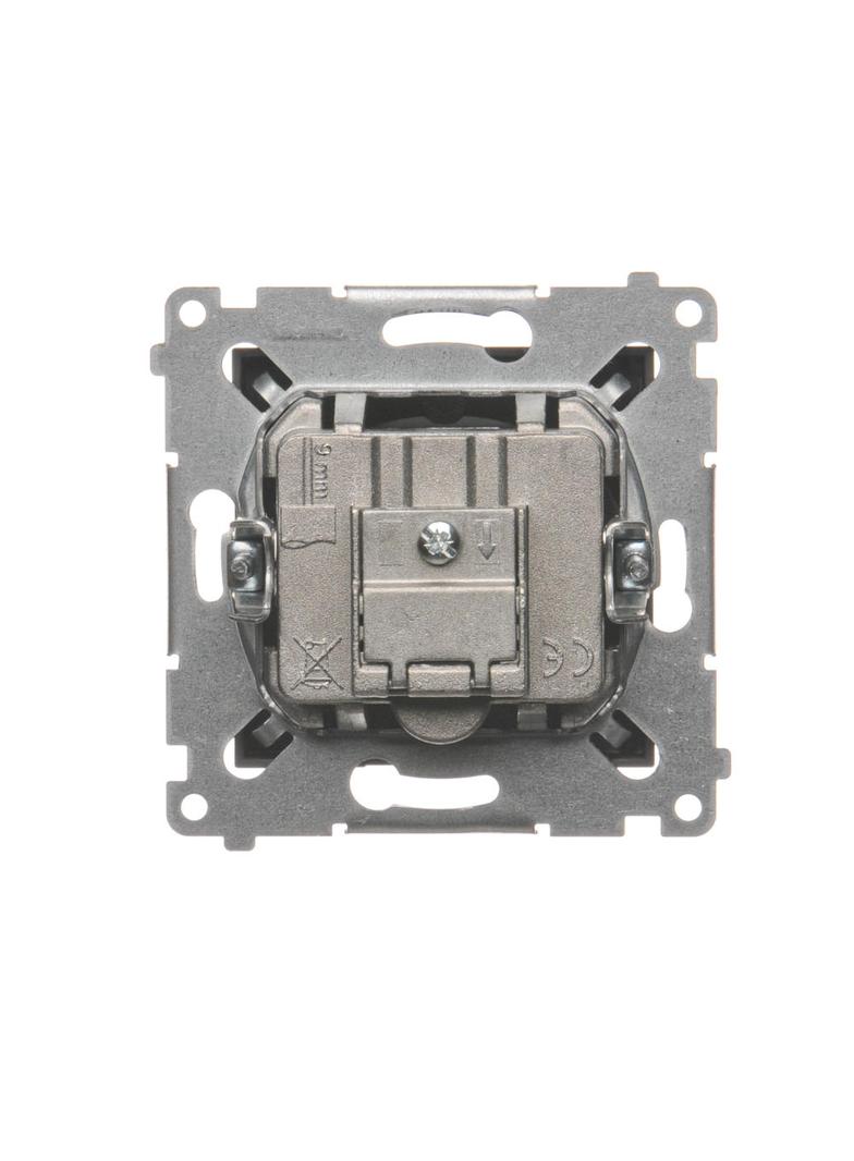 Simon 54 Gniazdo antenowe R-TV-SAT końcowe/zakończeniowe brąz mat