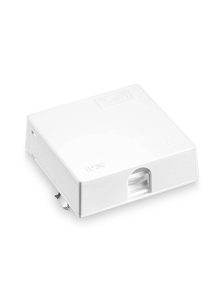 HAD01 Puszka przyłączeniowa do kuchenek 80x80x25 mm, 5 zacisków 6mm2 - kolor biały