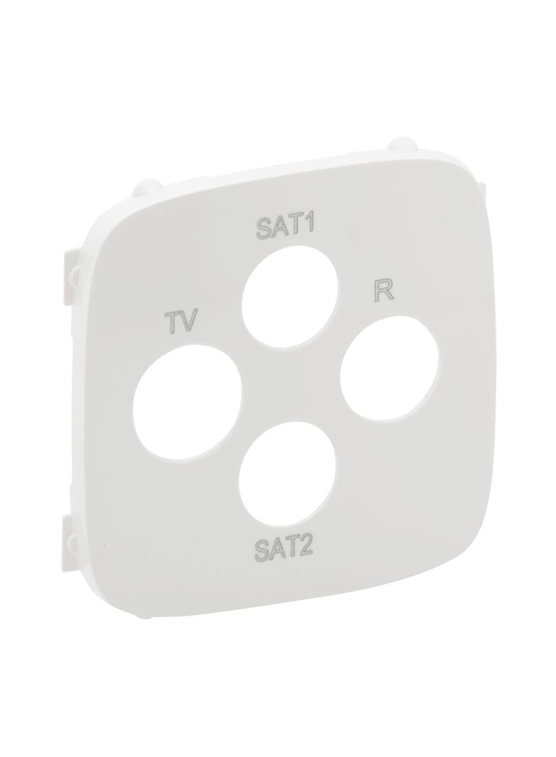 VALENA ALLURE - PLAKIETKA GNIAZDA TV-RD-SAT-SAT BIAŁA, Legrand