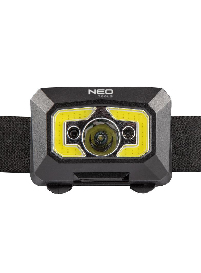 Latarka czołowa akumulatorowa USB 250 lm COB LED + czujnik ruchu