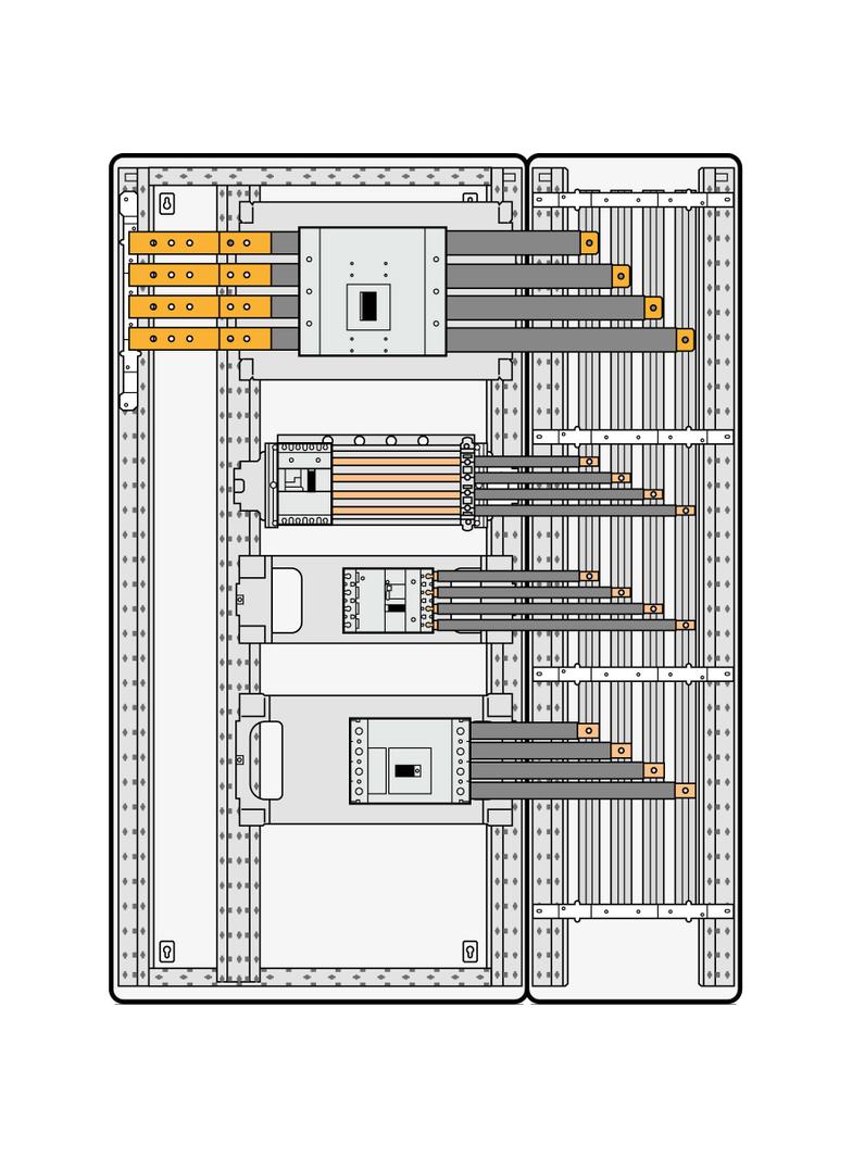Hx3/VX3 800A Przyłączenie Wyłącznika Głównego Od Góry 404477 LEGRAND