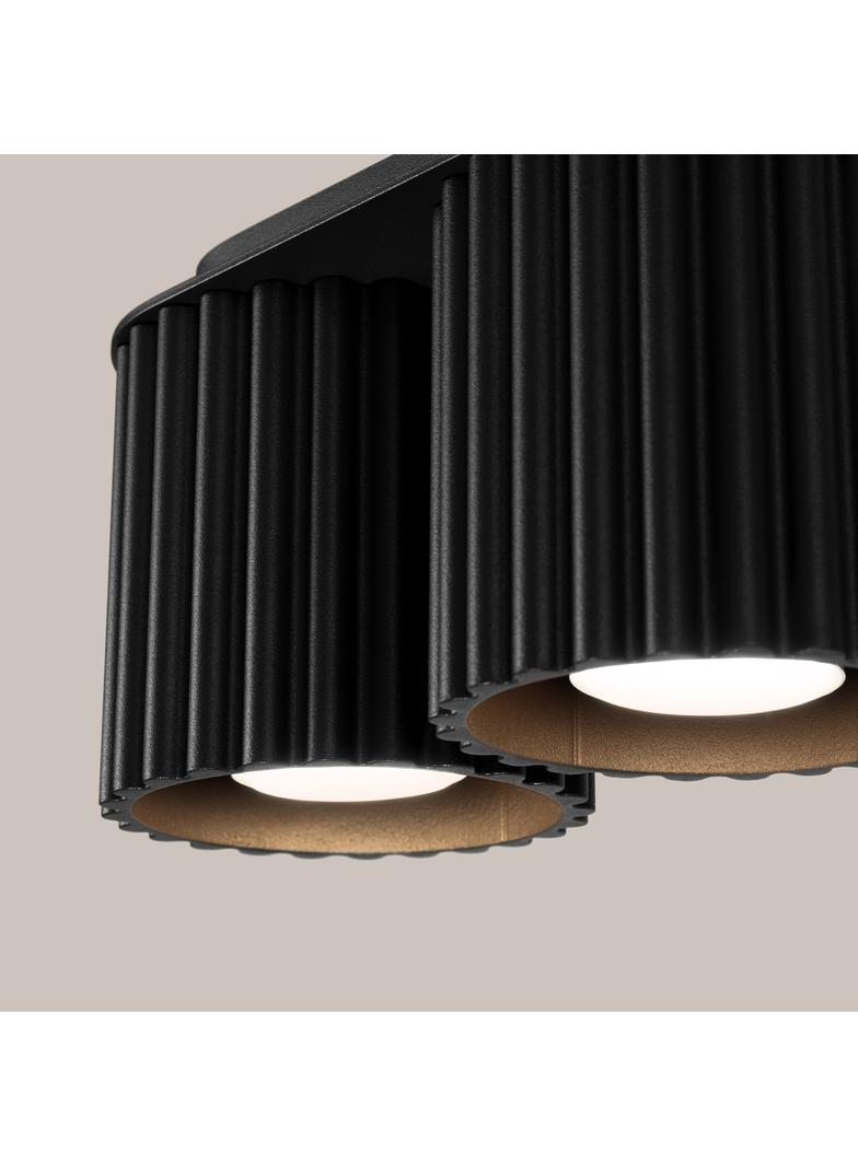 SOLLUX Plafon AURA 2 czarny GU10 ; SL.1785