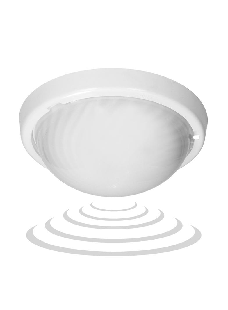 7070T/MAT-ALFA/MS/PL oprawa oświetleniowa z mikrofalowym czujnikiem ruchu 75W E27 IP44 IK10 po A2210